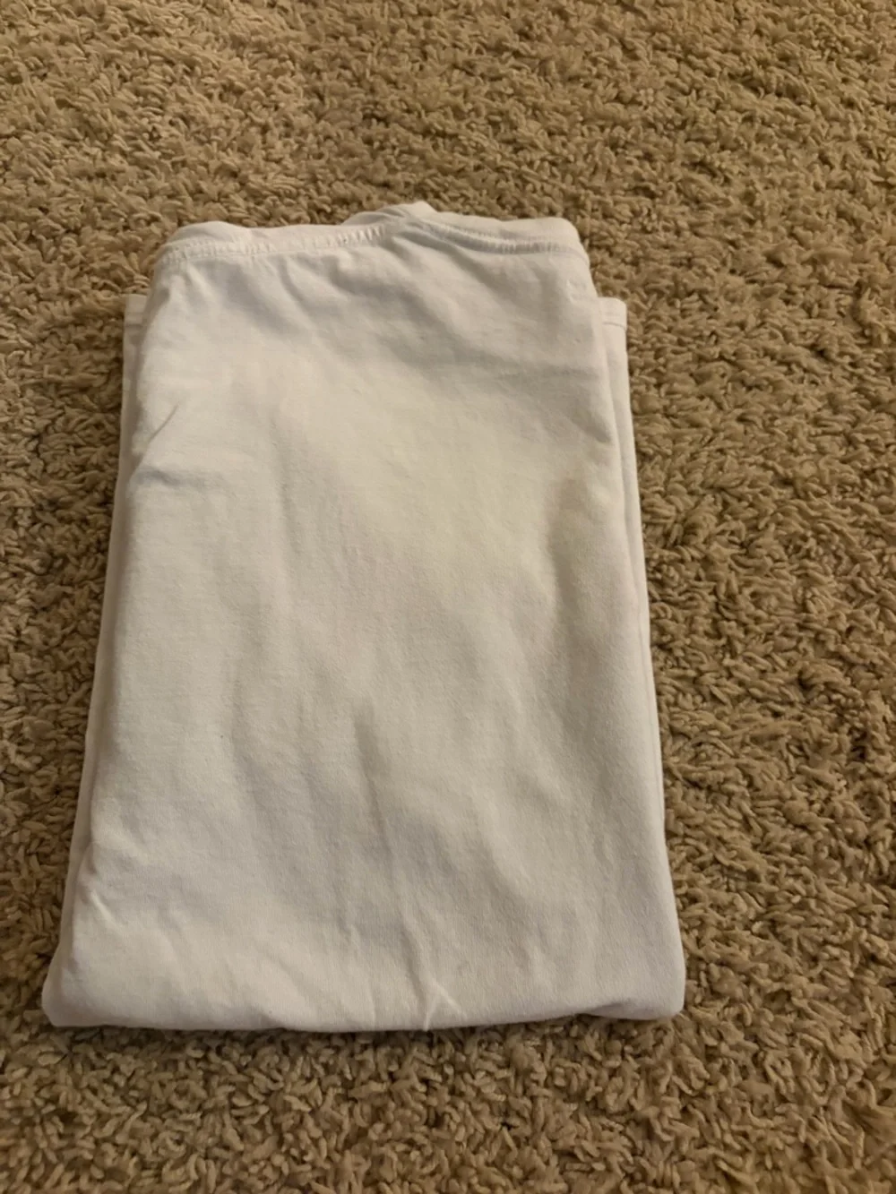 Champion White Tee with Small Navy and Red Logo - Picture 3 of 4
